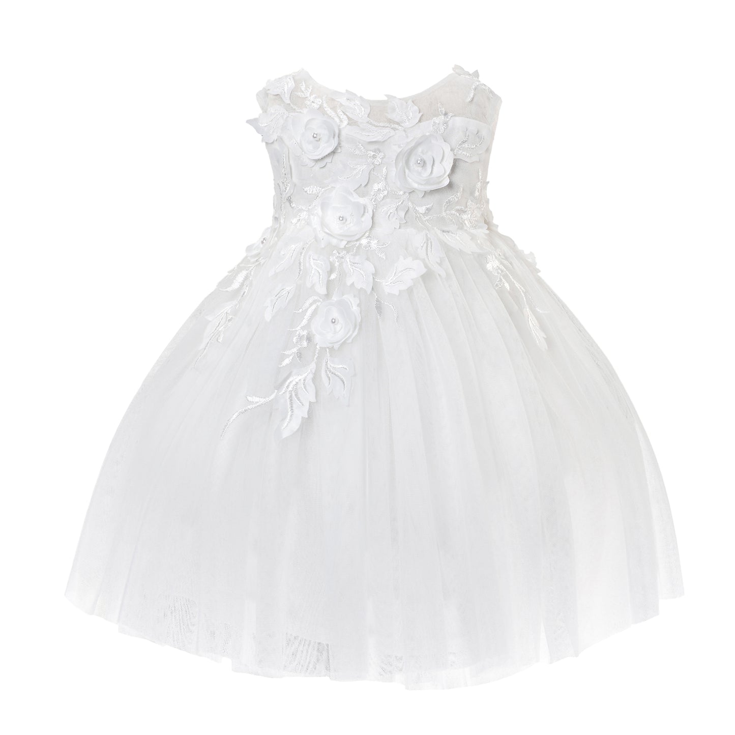 PEARL FLORAL BABY DRESS Y9011105