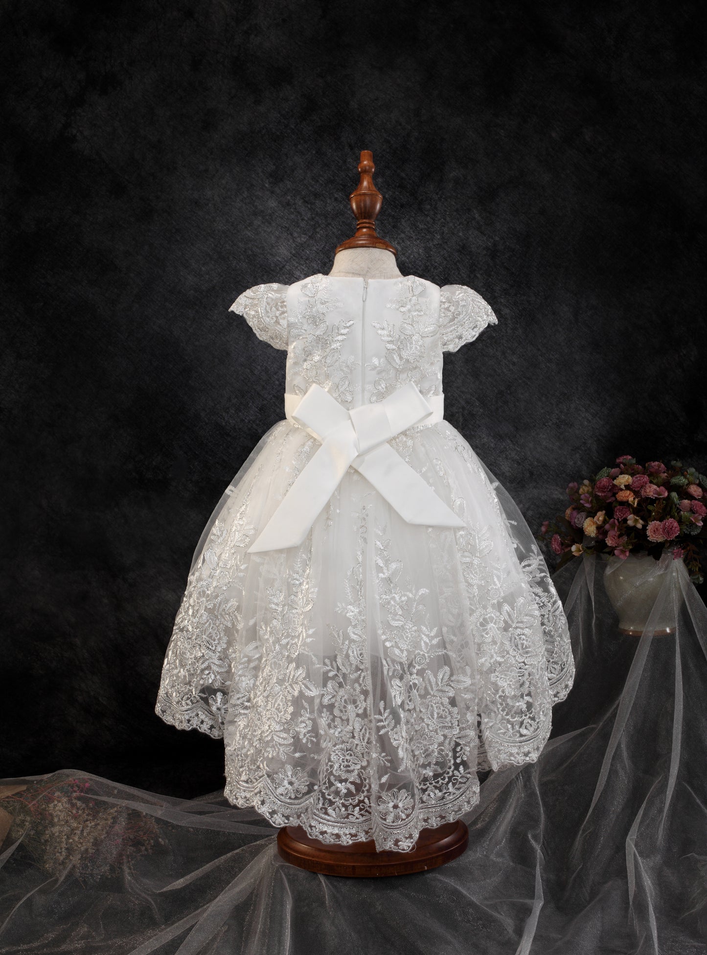LUXURY RHINESTONE BABY DRESS 1059