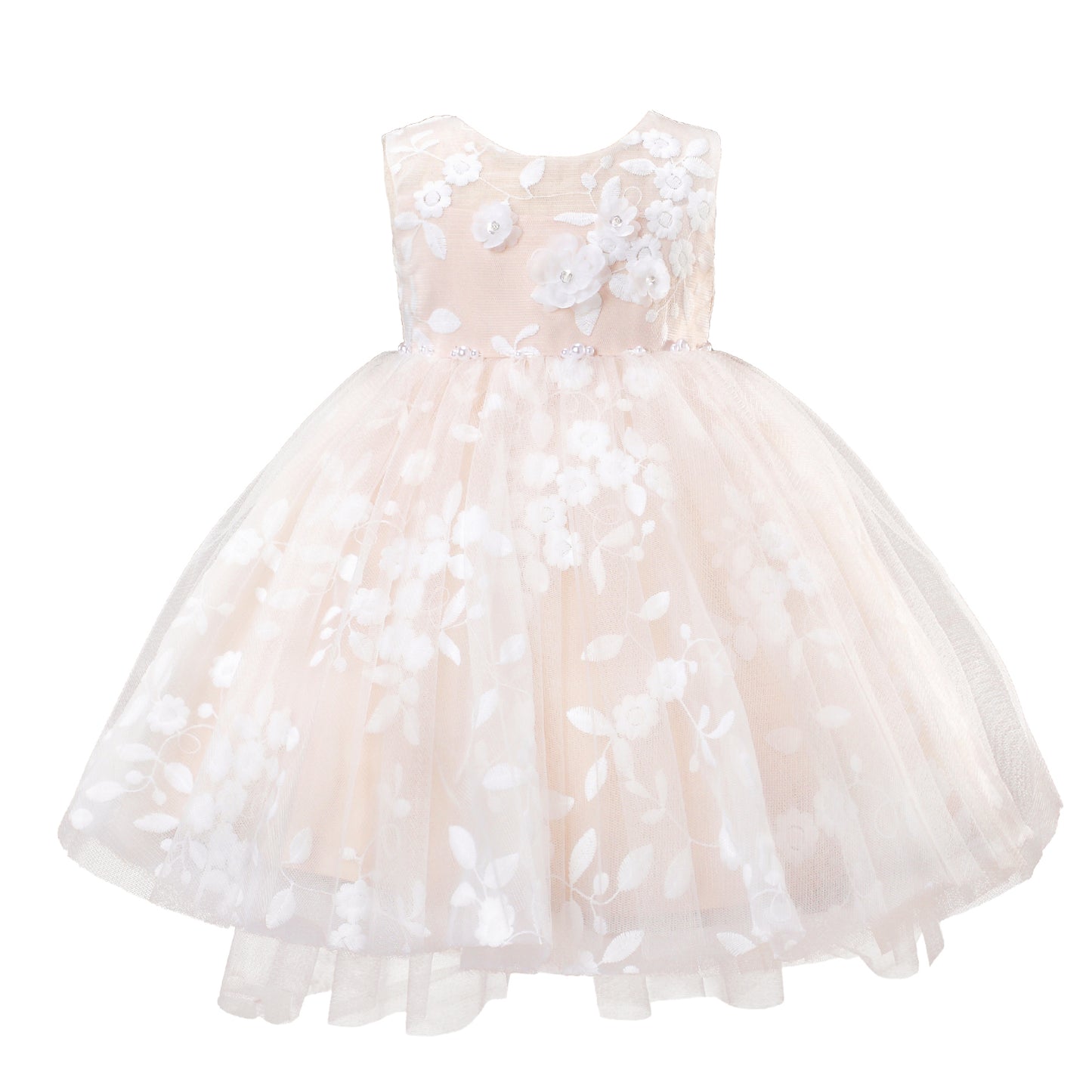 FLORAL TULLE BABY DRESS Y2107