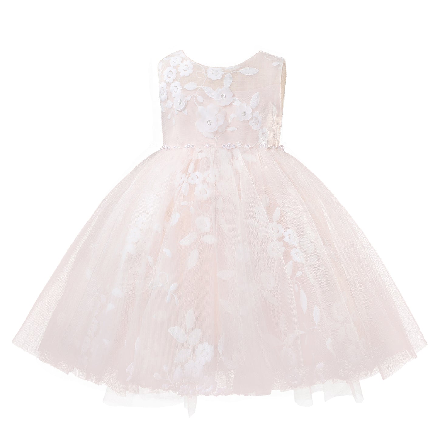 FLORAL TULLE BABY DRESS Y2107