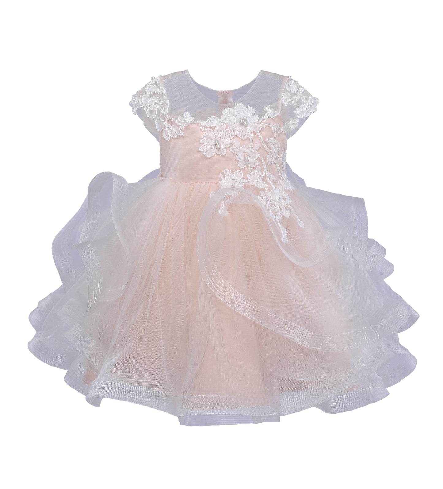 RUFFLE CAP SLEEVE BABY DRESS Y9011071