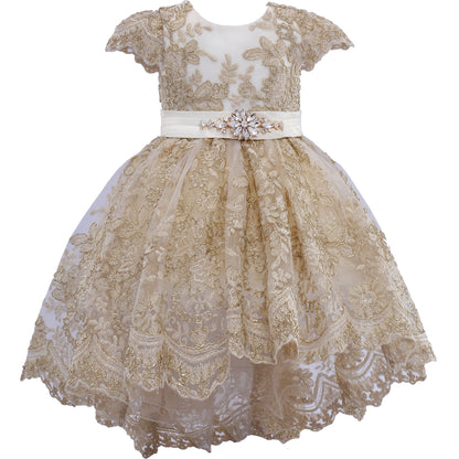 LUXURY RHINESTONE BABY DRESS 1059