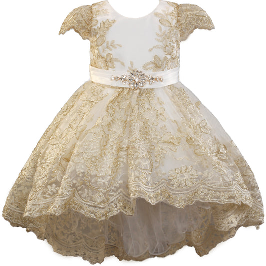 LUXURY RHINESTONE BABY DRESS 1059