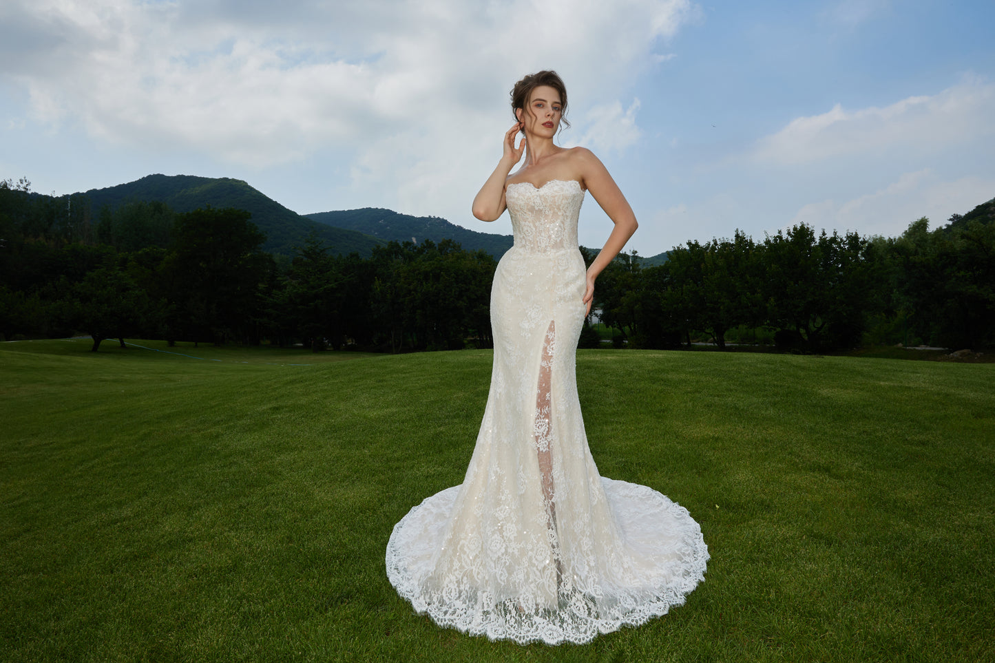LILAH-M01 WEDDING DRESS