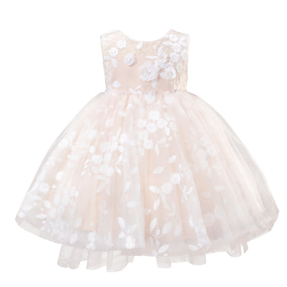 FLORAL TULLE BABY DRESS Y2107