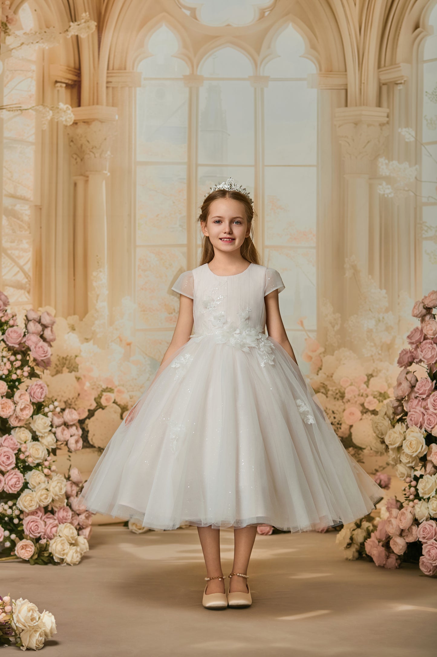 CLARA FLOWER GIRL DRESS D24473