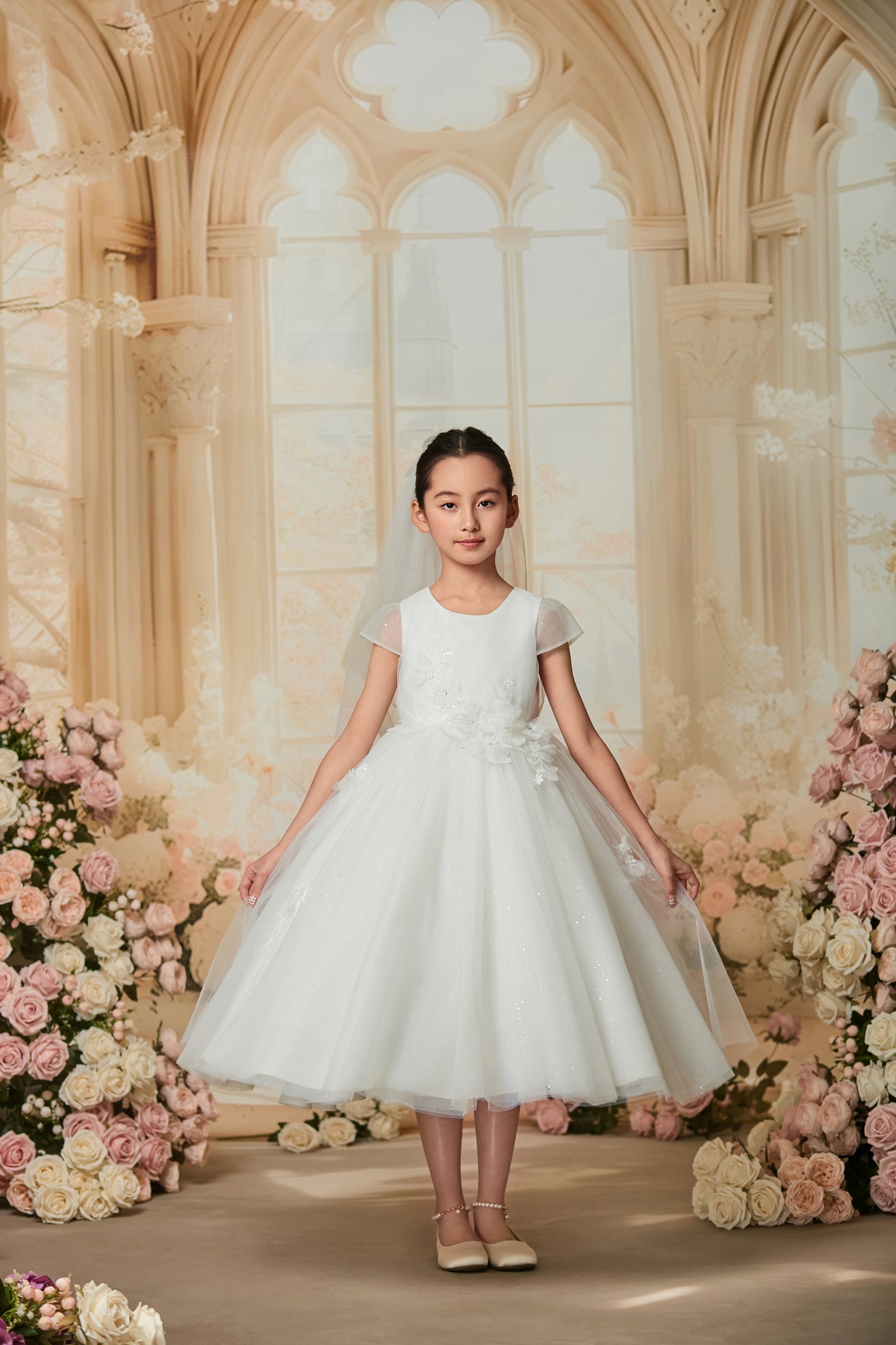 CLARA FLOWER GIRL DRESS D24473