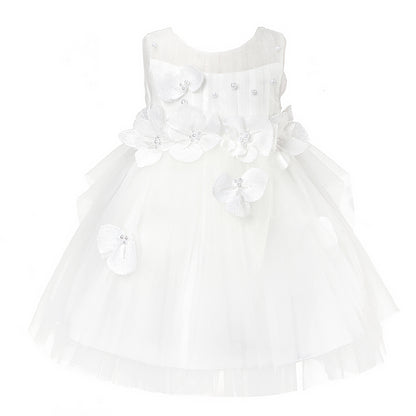 FLORAL TULLE CASCADE BABY DRESS D9011061X