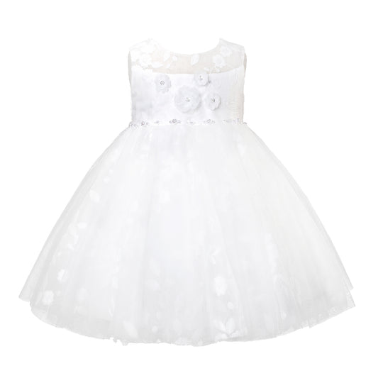 FLORAL TULLE BABY DRESS Y2107