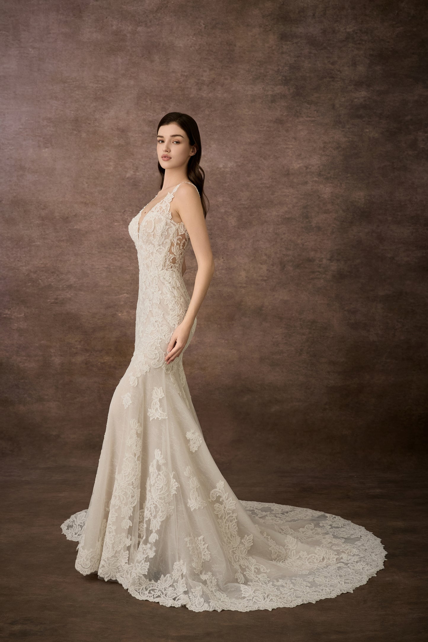 VELVET WEDDING DRESS
