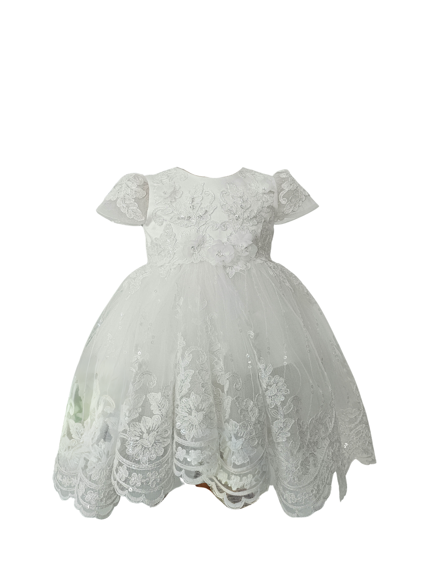 FLORAL HIGH-LOW BABY DRESS X1122