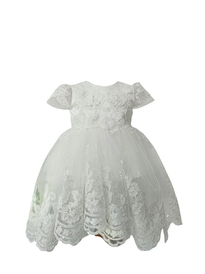 FLORAL HIGH-LOW BABY DRESS X1122