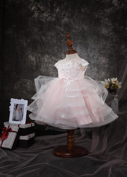 RUFFLE CAP SLEEVE BABY DRESS Y9011071