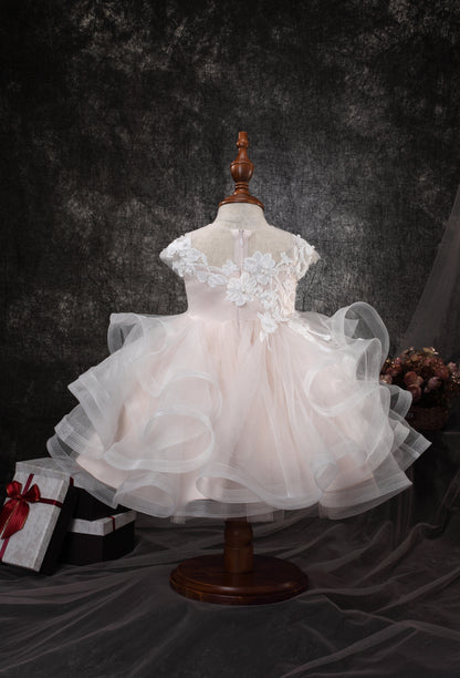 RUFFLE CAP SLEEVE BABY DRESS Y9011071