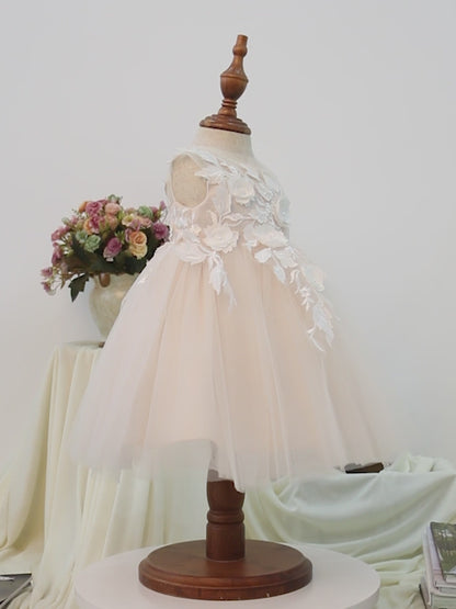 PEARL FLORAL BABY DRESS Y9011105